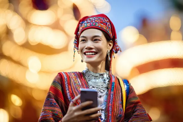 A stylish woman beside vibrant slot machines displaying glowing sevens, showcasing the variety of top slots at JILI697.